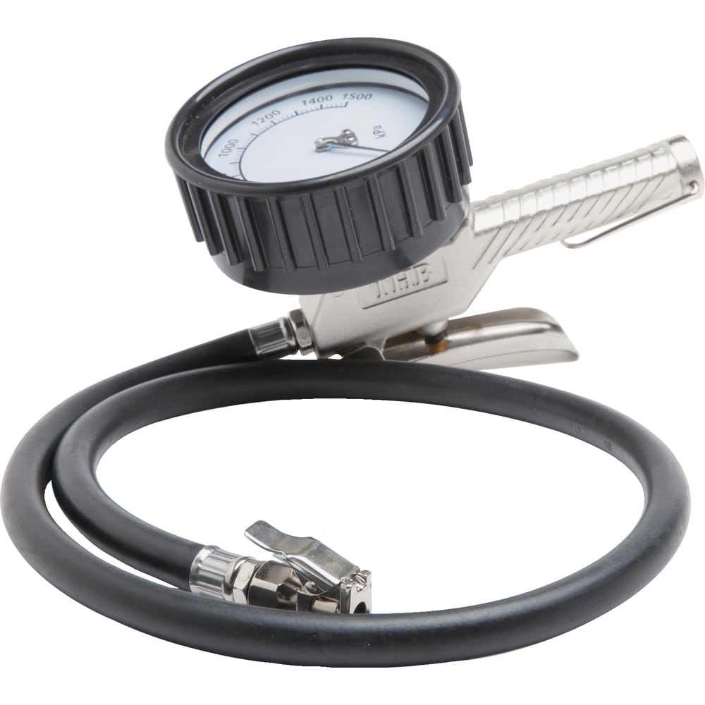 タイヤゲージ グリップタイプ 1400kPa 米式バルブタイプ メーカー直送 ▼返品・キャンセル不可【他商品との同時購入不可】