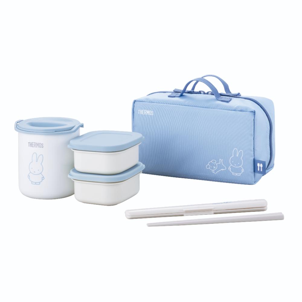 サーモス 保温弁当箱 DBQ-257B ASB メーカー直送 ▼返品・キャンセル不可【他商品との同時購入不可】