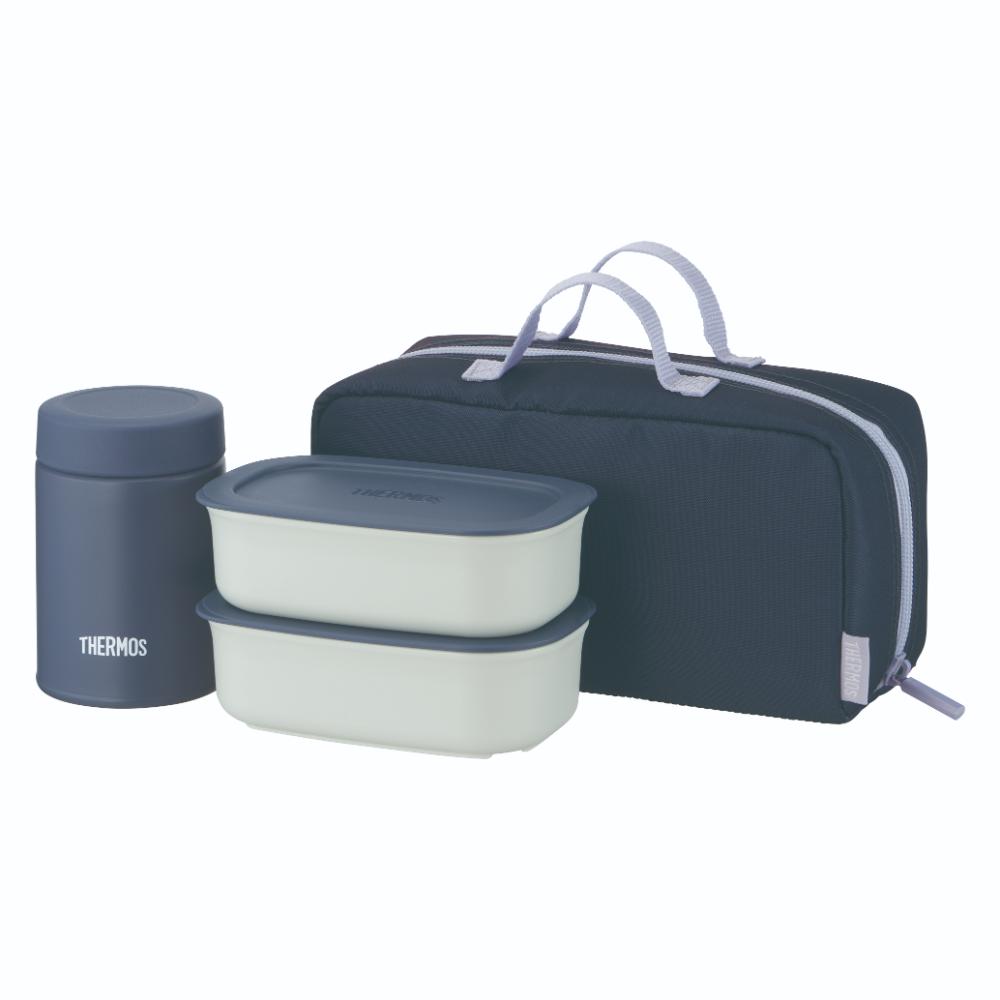 サーモス 真空断熱スープランチセット JEH-800 GNV メーカー直送 ▼返品・キャンセル不可【他商品との同時購入不可】