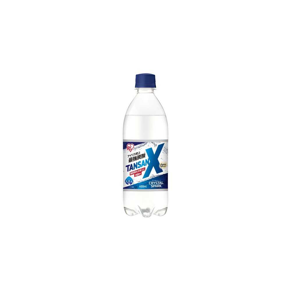 ◆アイリスフーズ CRYSTAL SPARK TANSAN X 450ml   【24個セット】