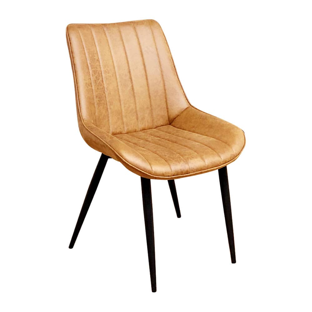 掛け心地抜群シンプルダイニングチェアー 2脚 DCRTY-LBR メーカー直送 ▼返品・キャンセル不可【他商品との同時購入不可】