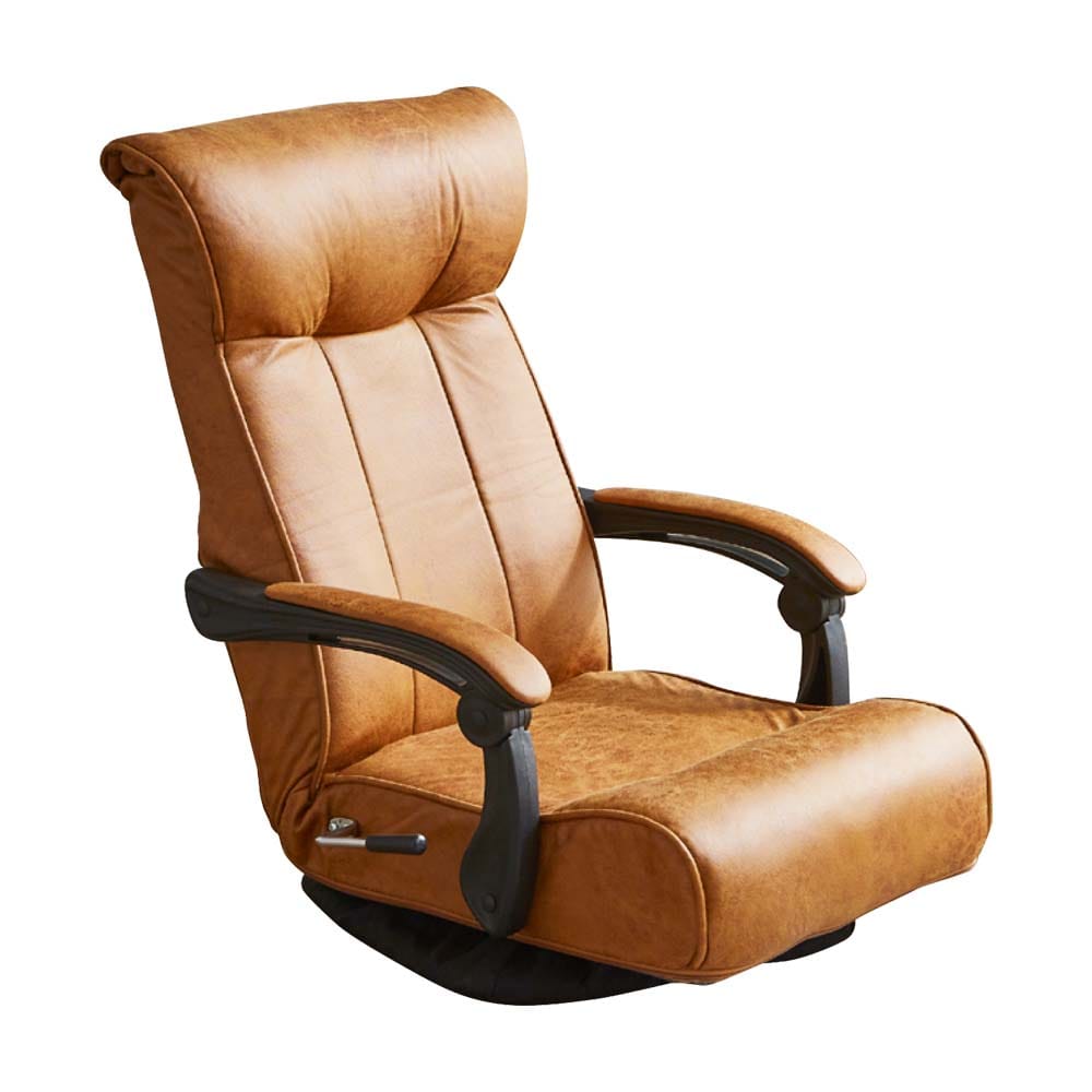 レバー式フロアチェアー ZA-TRK-BR メーカー直送 ▼返品・キャンセル不可【他商品との同時購入不可】