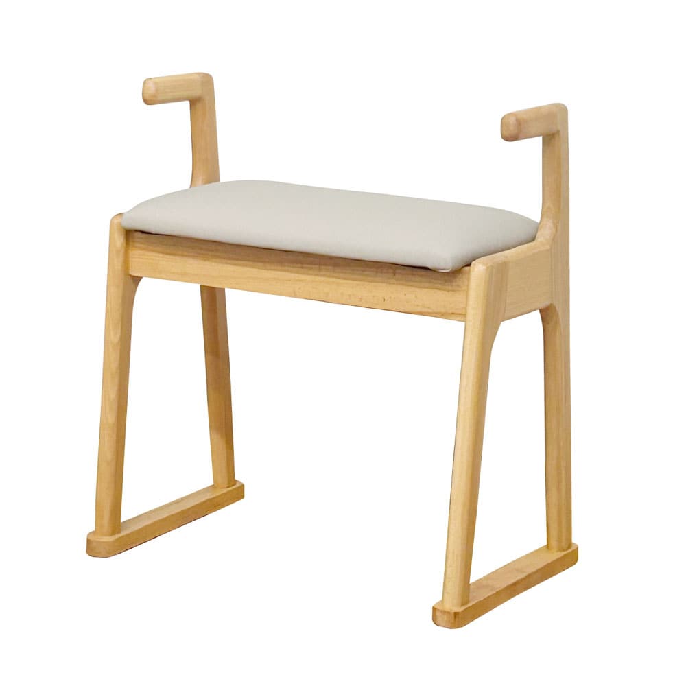 幅51cmちょい掛け肘付きスツール ST-TYOIKAKE-NA メーカー直送 ▼返品・キャンセル不可【他商品との同時購入不可】