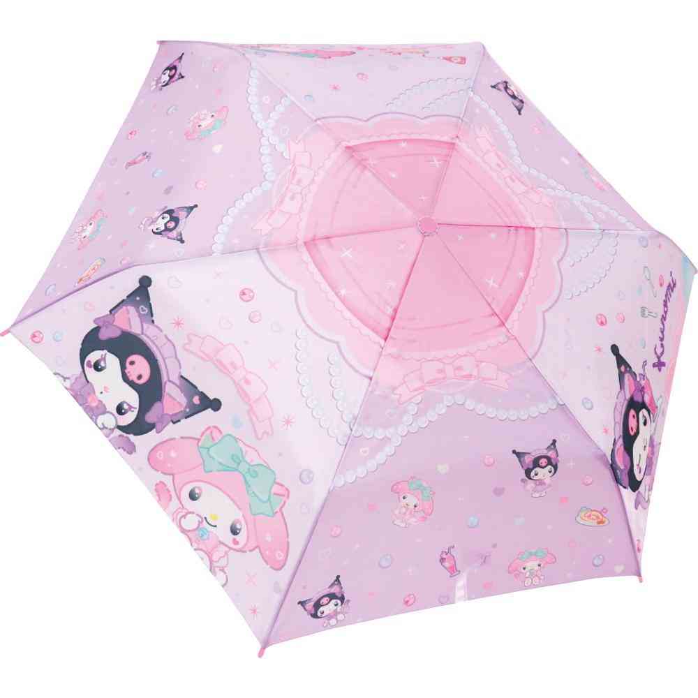 ジェイズプランニング 折りたたみ傘 マイメロディ＆クロミ 1本