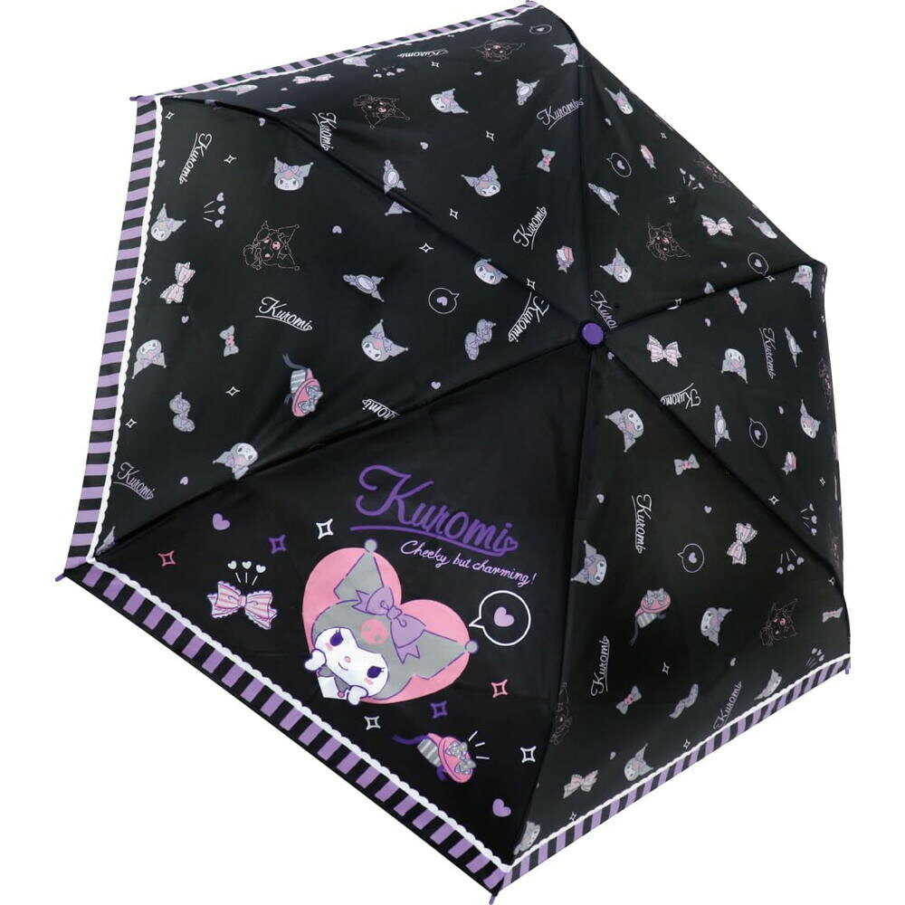 ジェイズプランニング 90456 折畳傘 クロミ サイドフリル 53cm 193g