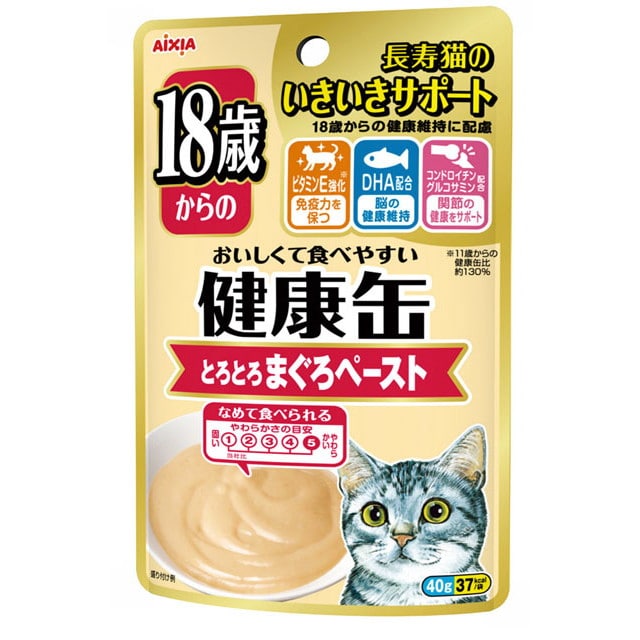 18歳からの健康缶パウチ とろとろまぐろペースト