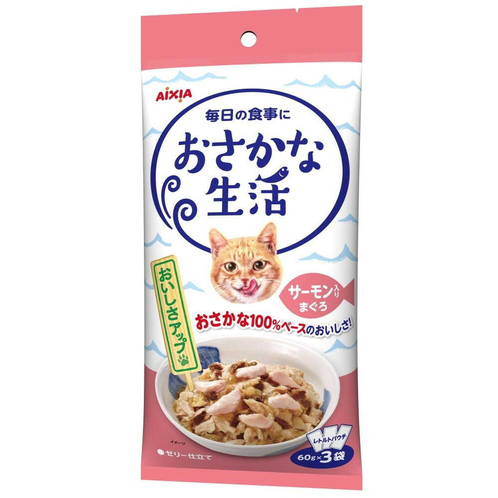 アイシア おさかな生活サーモン入りまぐろ 180g