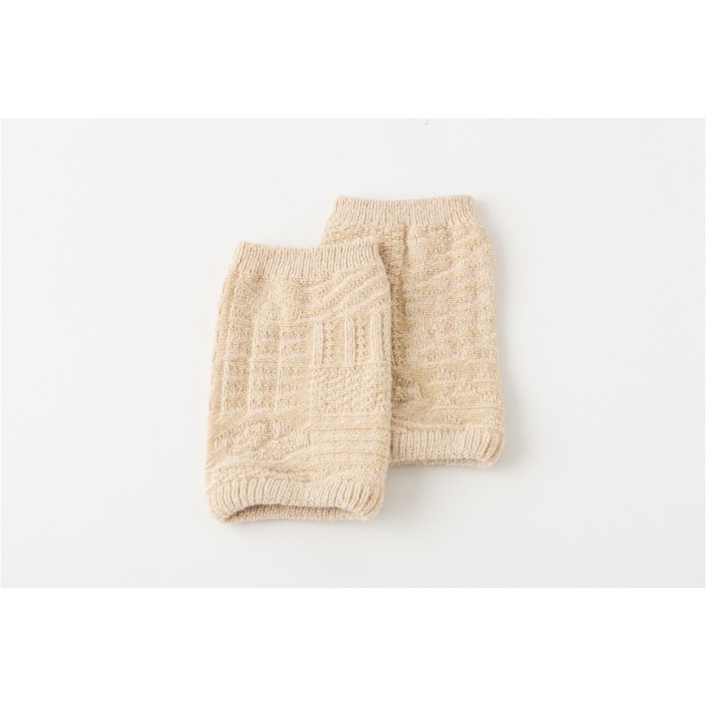 Z1145 2WAYウォーマー(二重編)ベージュBARA-500 【直送品】 返品・キャンセル・他商品と同時購入は不可