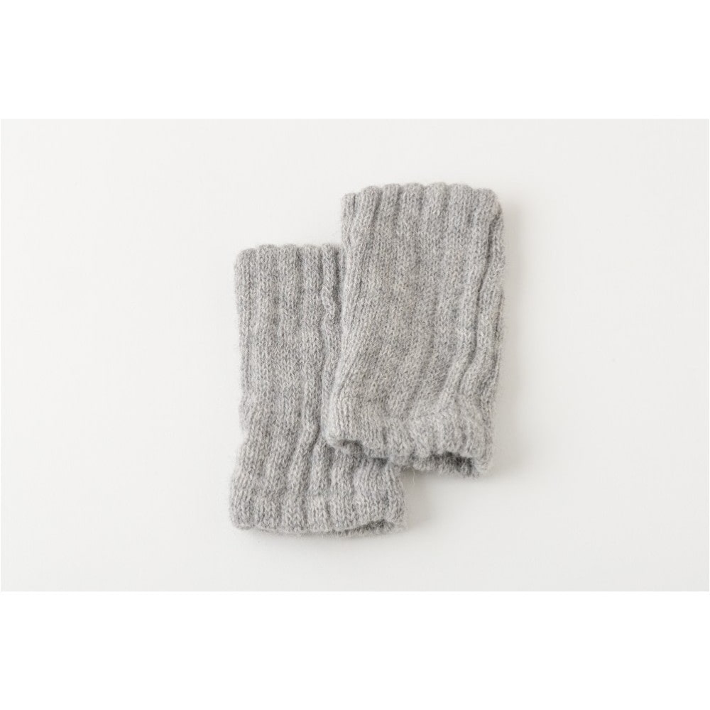 Z1146 2WAYウォーマー(二重編)グレー BARA-500 【直送品】 返品・キャンセル・他商品と同時購入は不可