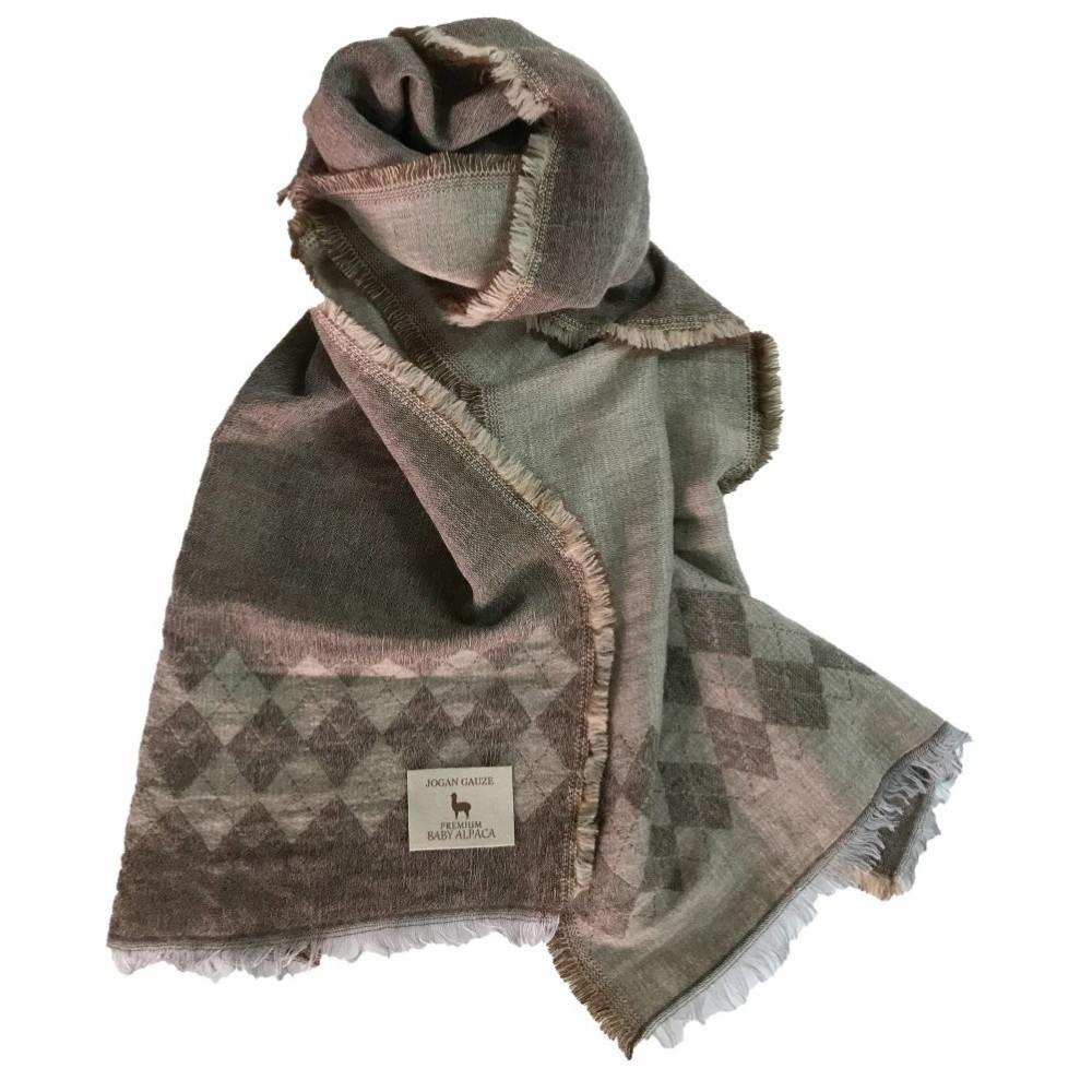 Z1149 アーガイル柄ストールブラウン BAAG-1000A 【直送品】 返品・キャンセル・他商品と同時購入は不可