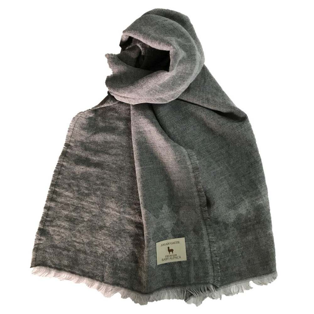 Z1152 アーガイル柄マフラー グレー BAAG-800A 【直送品】 返品・キャンセル・他商品と同時購入は不可