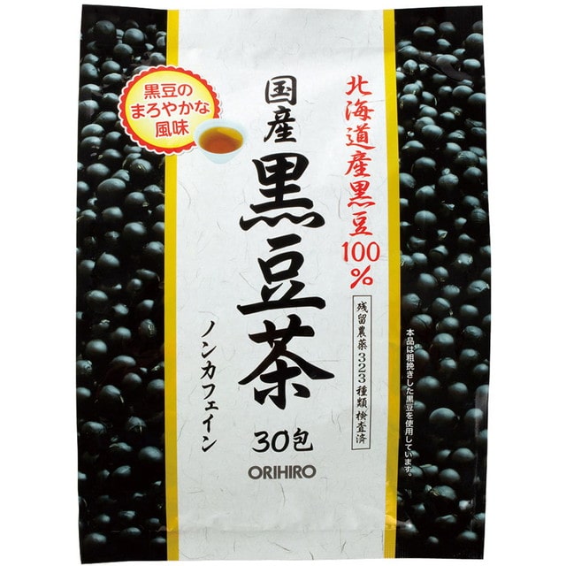 ◆オリヒロ 国産 黒豆茶100% ノンカフェイン 6g×30包