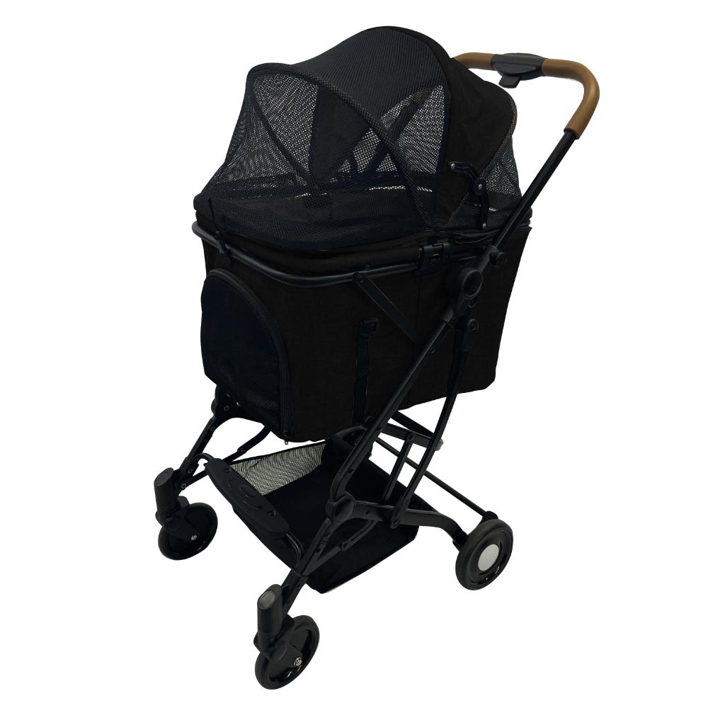 2wayペットカート ブラック メーカー直送 ▼返品・キャンセル不可【他商品との同時購入不可】