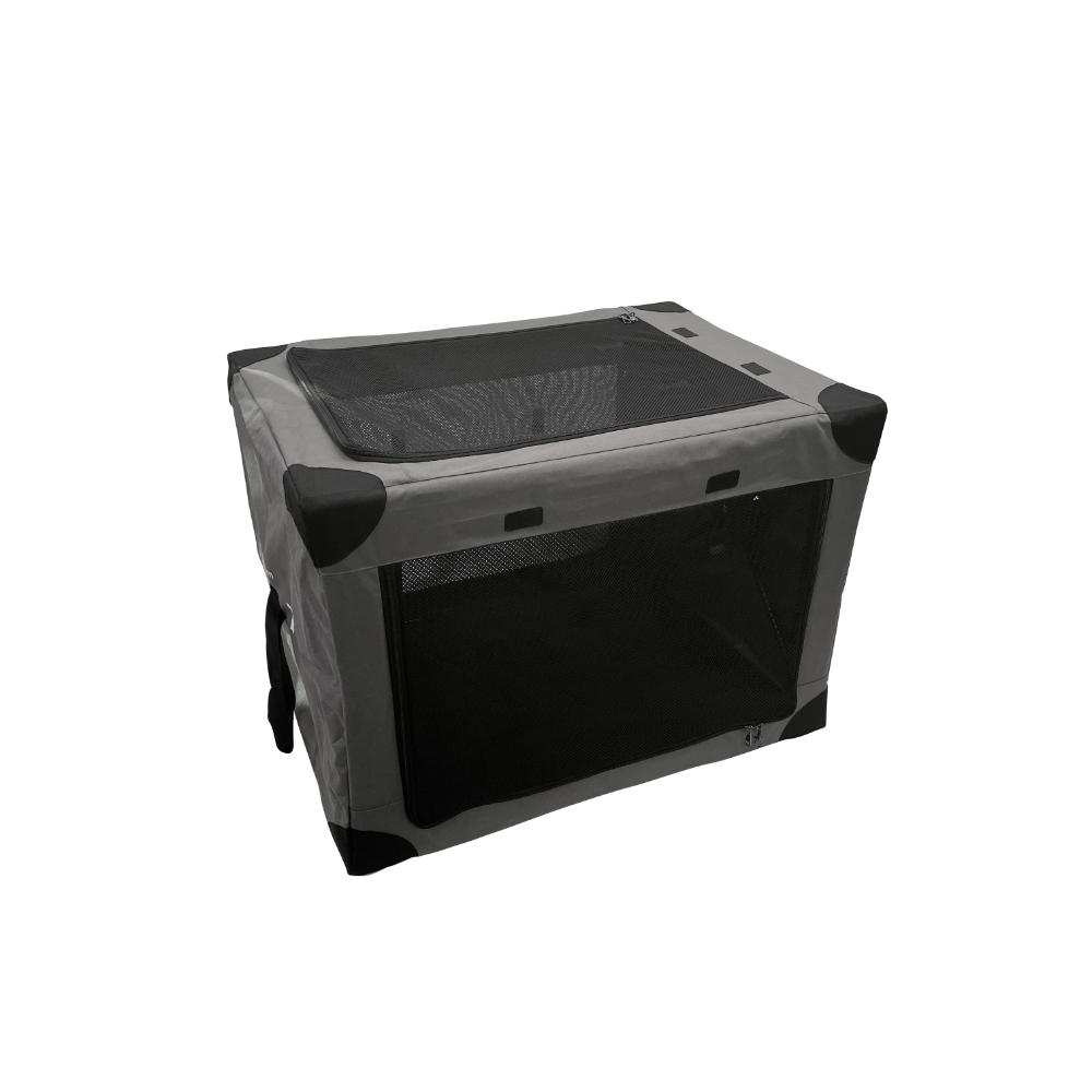 ダイヤル式コンパクトクレート ワンタッチだわんっ M グレー メーカー直送 ▼返品・キャンセル不可【他商品との同時購入不可】