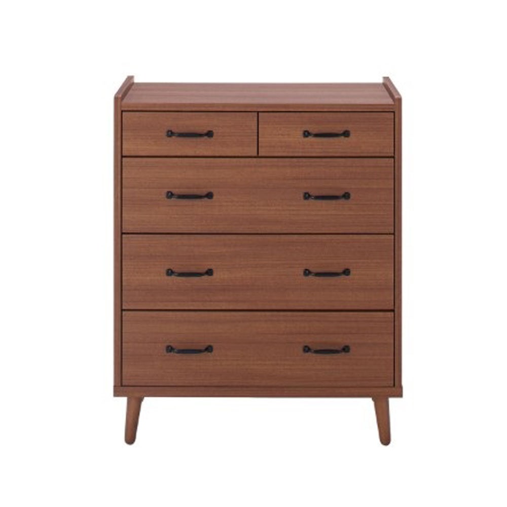 北欧風国産80-4ハイチェスト CH-01-80-4-WN メーカー直送 ▼返品・キャンセル不可【他商品との同時購入不可】