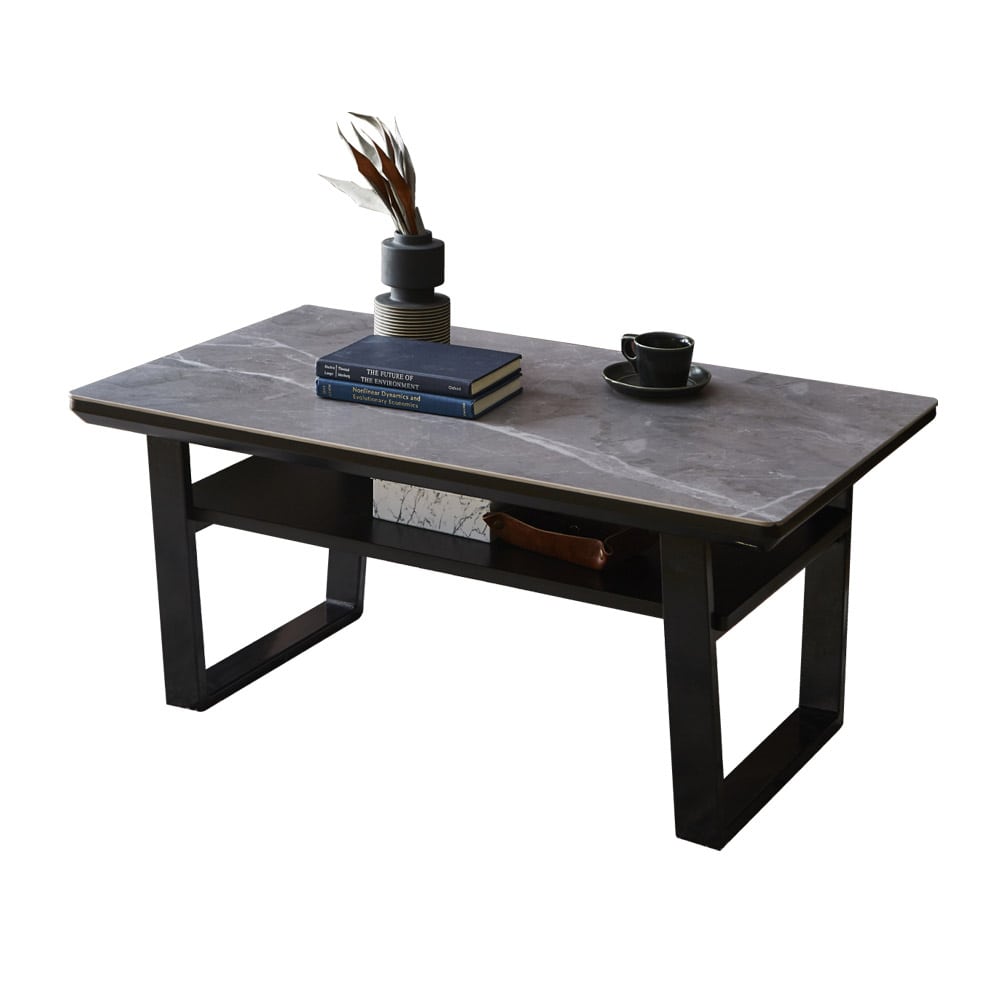 デザイン性と耐久性を備えた105センターテーブル グレー メーカー直送 ▼返品・キャンセル不可【他商品との同時購入不可】