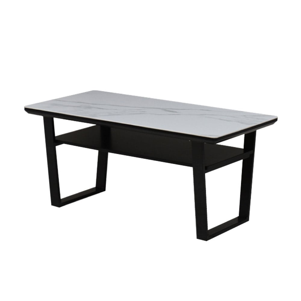 デザイン性と耐久性を備えた120ハイタイプセンターテーブル WH メーカー直送 ▼返品・キャンセル不可【他商品との同時購入不可】