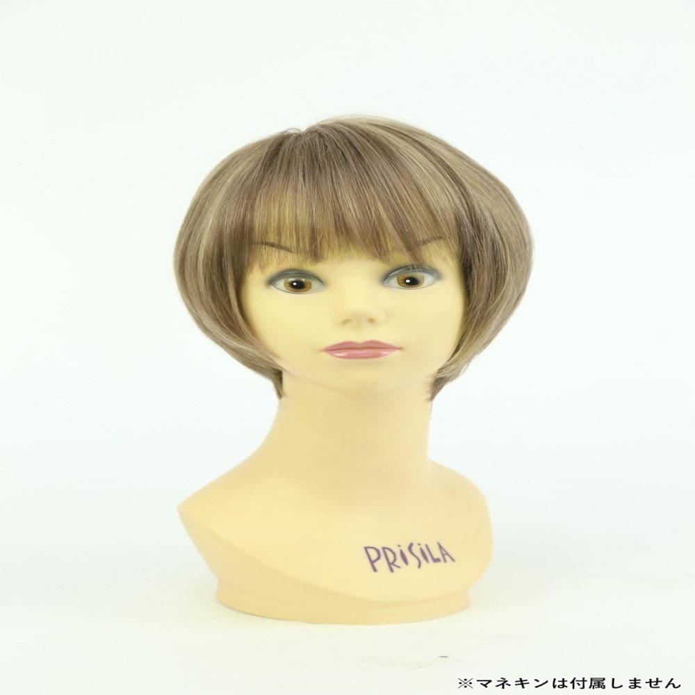 プリシラ オールウィッグ ノーブルショートボブ 耐熱 【直送品】 返品・キャンセル・他商品と同時購入は不可