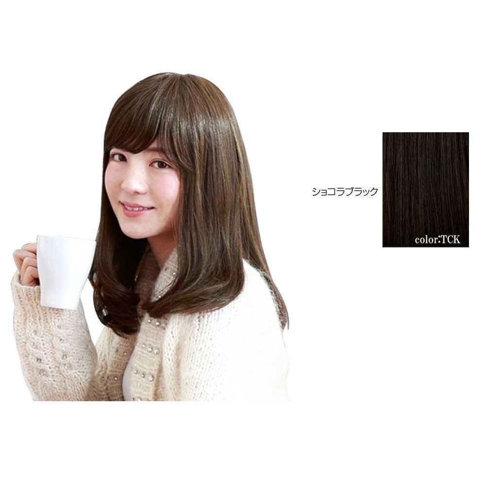 プリシラ 帽子ウィッグ ロング 耐熱 TCK・ショコラブラック 【直送品】 返品・キャンセル・他商品と同時購入は不可