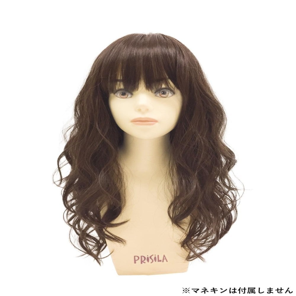 プリシラ オールウィッグ フラッフィーウェーブロング 耐熱 【直送品】 返品・キャンセル・他商品と同時購入は不可