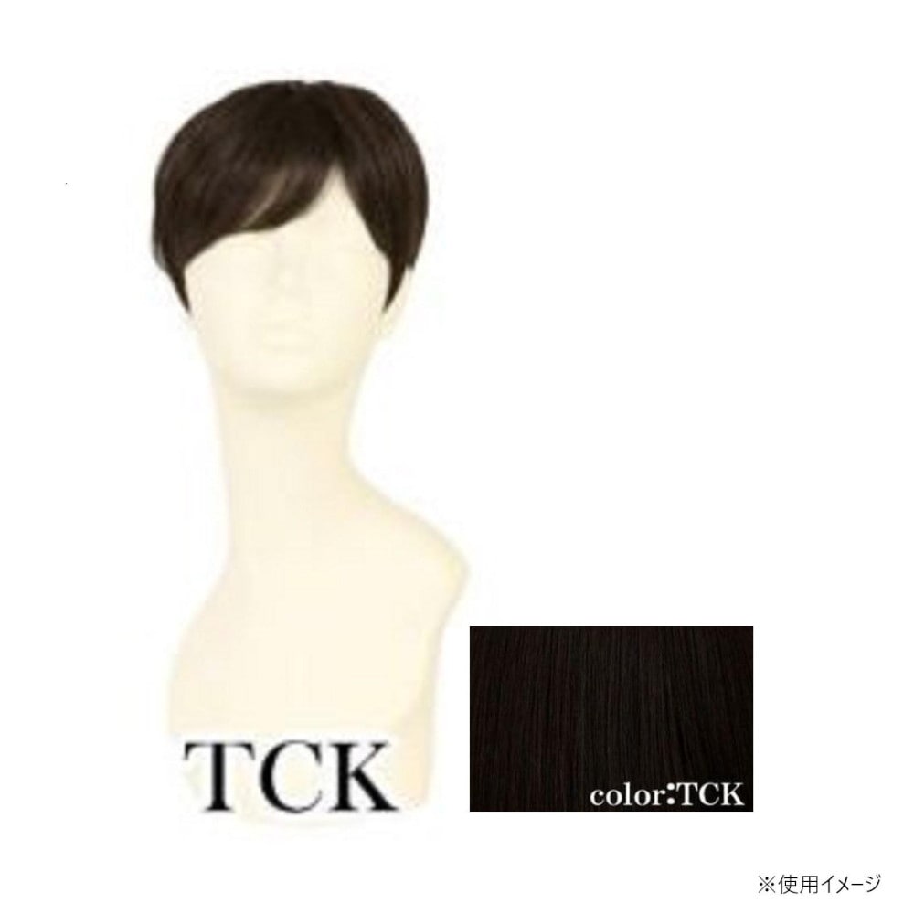 プリシラ  男性用5分ウィッグ ミディアムショート 耐熱 【直送品】 返品・キャンセル・他商品と同時購入は不可