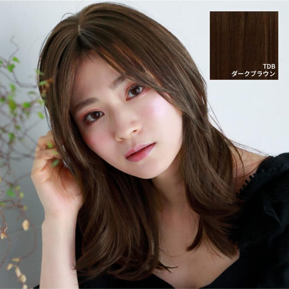 プリシラ つむじ前髪ウィッグ グラムワンレンバングス 耐熱 【直送品】 返品・キャンセル・他商品と同時購入は不可