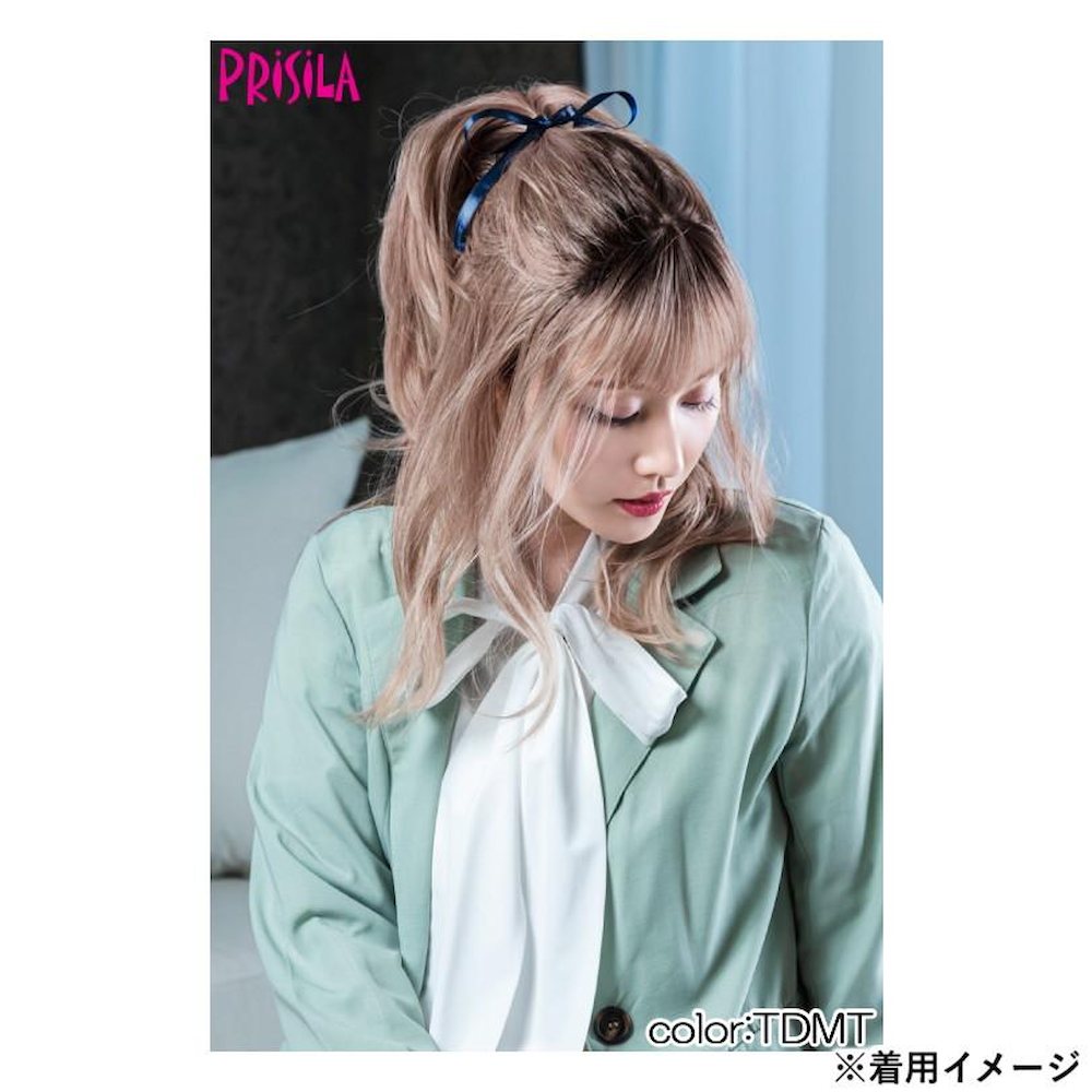 プリシラ 帽子ウィッグフィット デイジーウェーブミディ 耐熱 【直送品】 返品・キャンセル・他商品と同時購入は不可