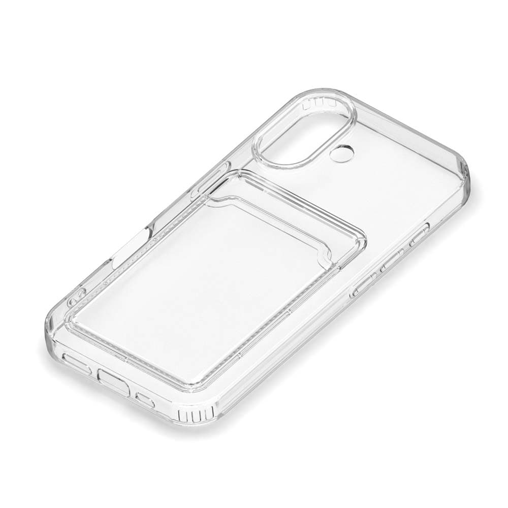 PGA iPhone16用 クリアポケットケース クリア PG-24ACTP01CL 25g