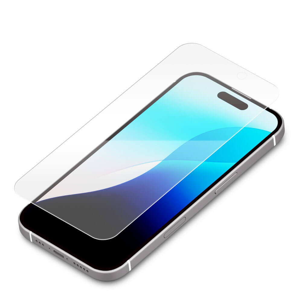 PGA iPhone16用 液晶保護ガラス Dragontrail ブルーライトカット PG-24AGL02BL 13g