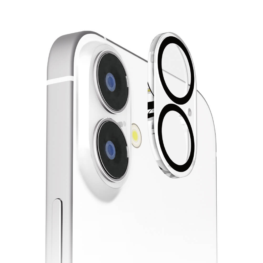 PGA iPhone16/16Plus 2眼カメラ用 カメラフルプロテクター PG-24ACLG01CL 2g