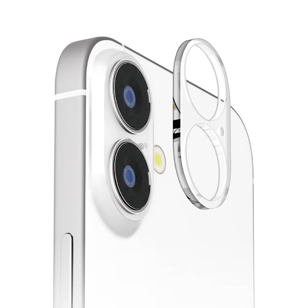PGA iPhone16/16Plus 2眼カメラ用 カメラレンズフレーム PG-24ALGD01CL 2g