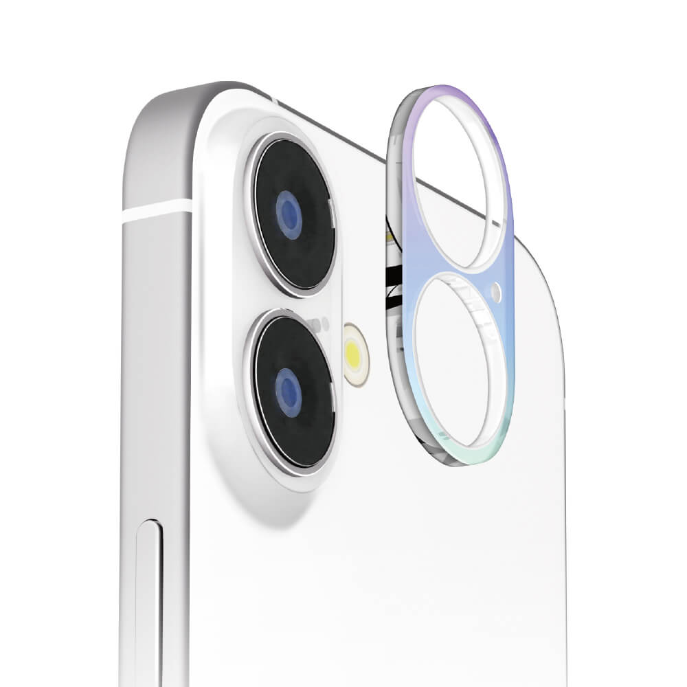 PGA iPhone16/16Plus 2眼カメラ用 カメラレンズフレーム PG-24ALGD02AR 2g