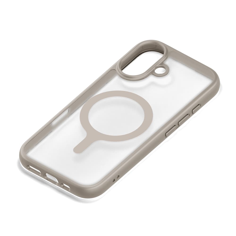 PGA iPhone 17用 MagSafe対応 ハイブリッドケース ベージュ PG-25AMH02BE 35g