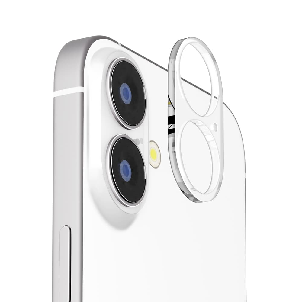 PGA iPhone 17/16/16 Plus用 カメラレンズフレーム クリア 2g