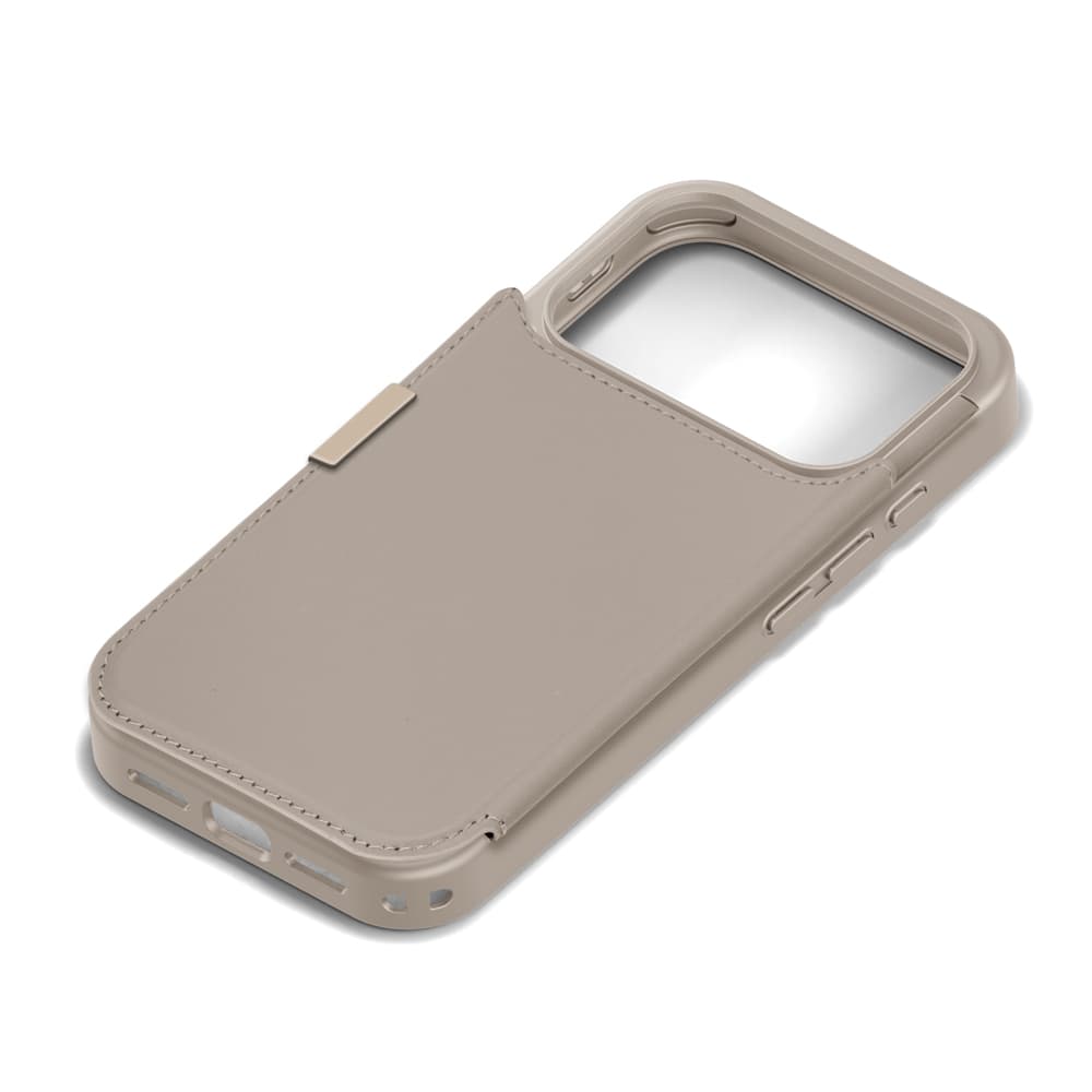 PGA iPhone 17 Pro用 バックフリップケース ベージュ 65g