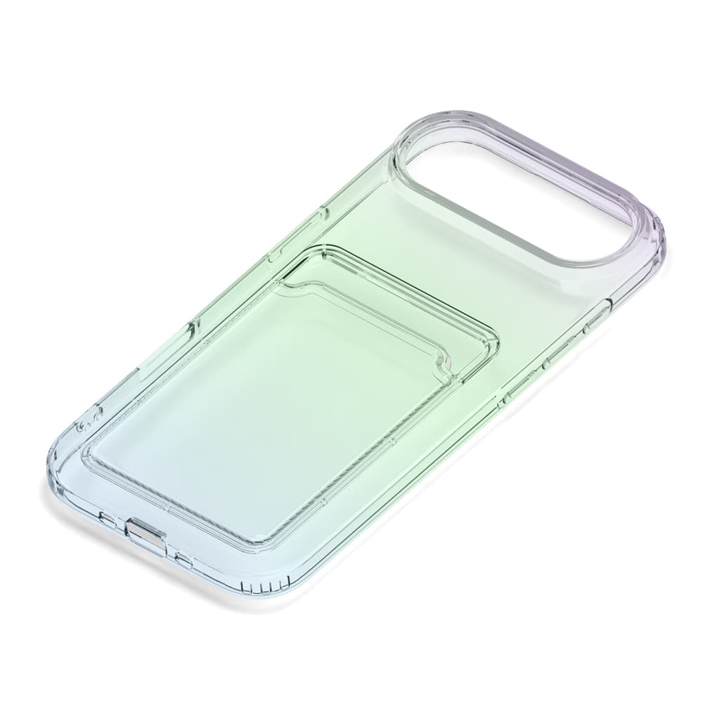 PGA iPhone Air用 クリアポケットケース オーロラ 25g