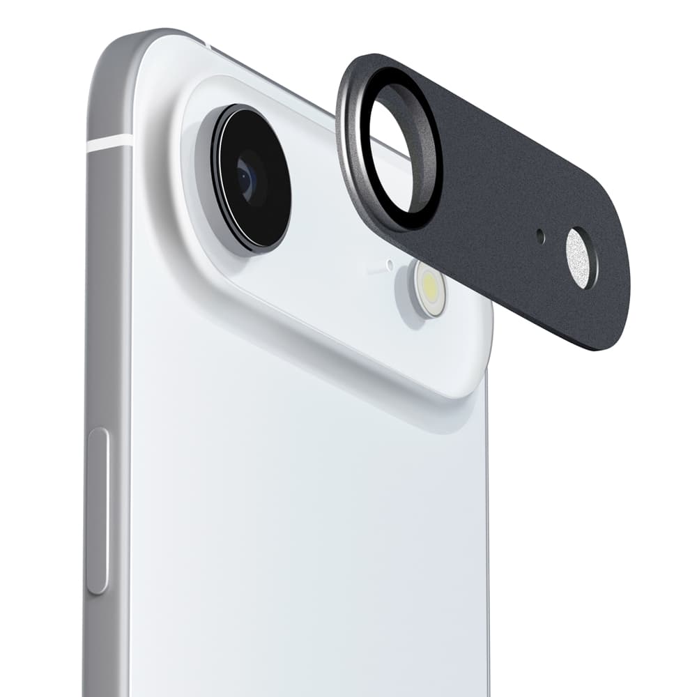 PGA iPhone Air用 カメラフルプロテクター アルミ/ブラック 5g