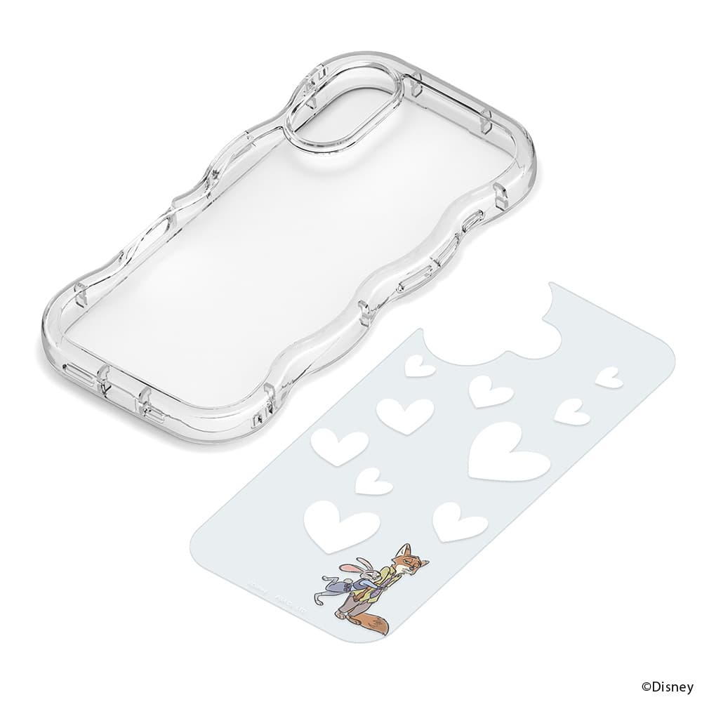 PGA iPhone 17用 ウェーブケース ズートピア PG-D25AWH03ZTP 35g