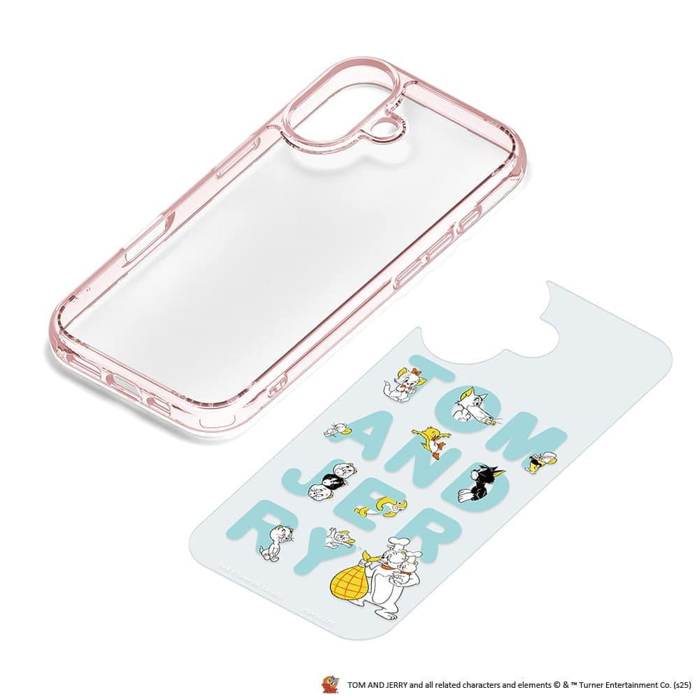 PGA iPhone 17用 ハイブリッドケース トムとジェリー PG-W25APT01TAJ 35g