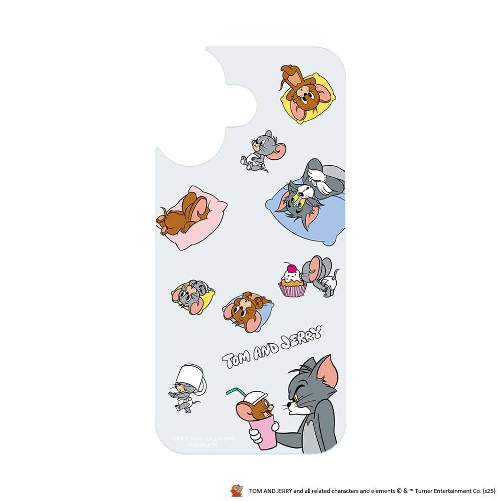 PGA iPhone 17用 着せ替えシート トムとジェリー/C PG-WSH25A03TAJ 3g