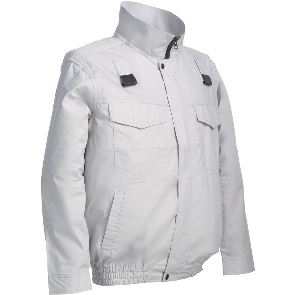 COOLING BLASTハーネス対応服地 シルバーグレー L メーカー直送 ▼返品・キャンセル不可【他商品との同時購入不可】