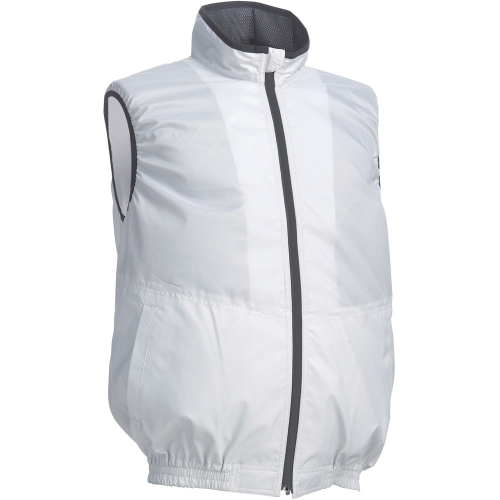 COOLING BLASTベストタイプ シルバー LL メーカー直送 ▼返品・キャンセル不可【他商品との同時購入不可】