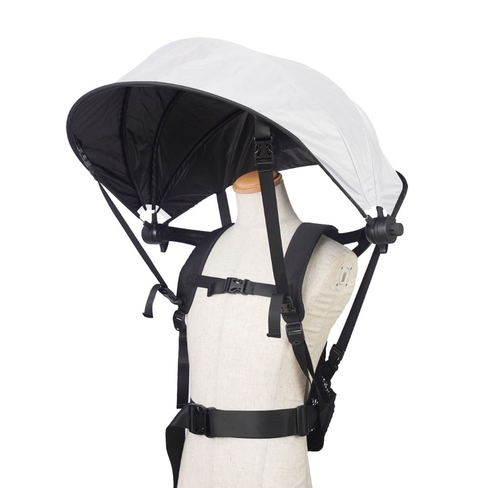 ハンズフリー背負える日傘(ホワイト) SNTH25CWH メーカー直送▼返品・キャンセル不可【他商品との同時購入不可】