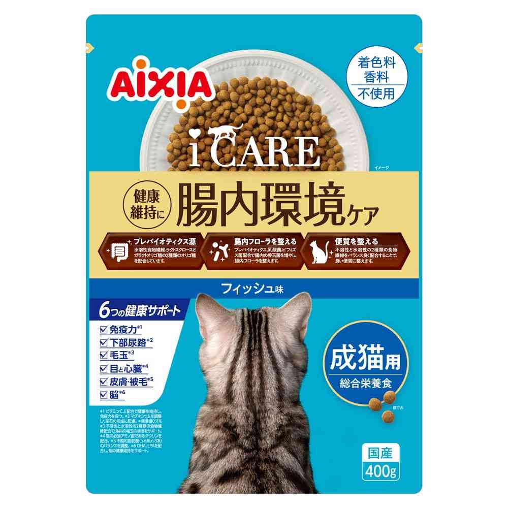 アイシア  i CARE キャットドライ フィッシュ味 400g