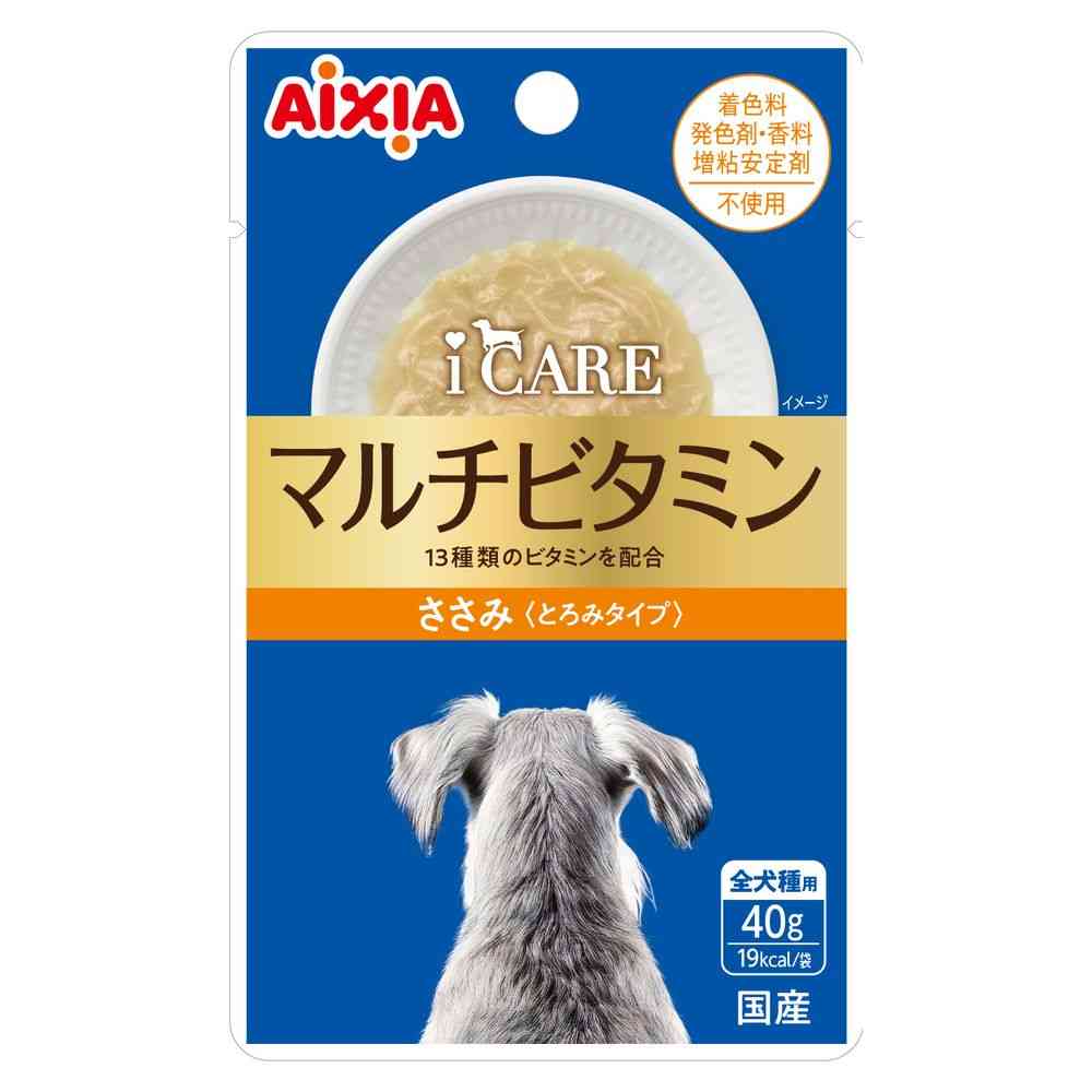 アイシア  i CARE ドッグ マルチビタミン ささみ とろみタイプ 40g
