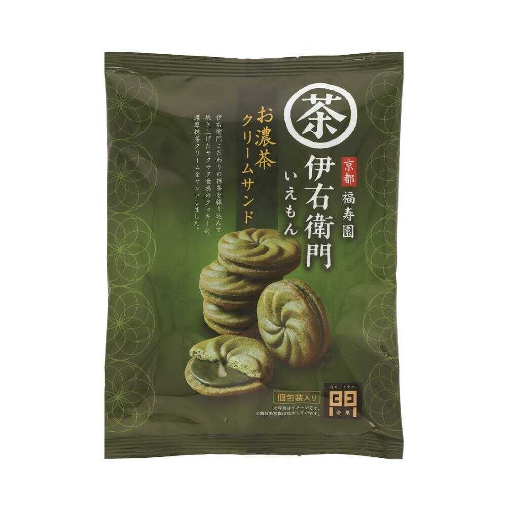 ◆モントワール 伊右衛門 お濃茶クリームサンド 119g   【10個セット】