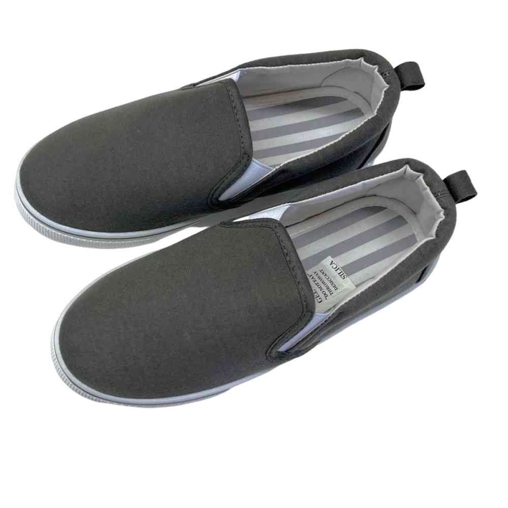 クイン商事 レディーススリッポン スウェットダークグレー Lサイズ