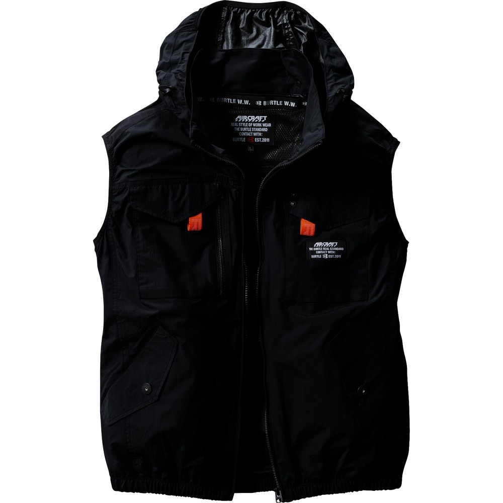 BURTLE ACタクティカルベスト ブラック メーカー直送 ▼返品・キャンセル不可【他商品との同時購入不可】