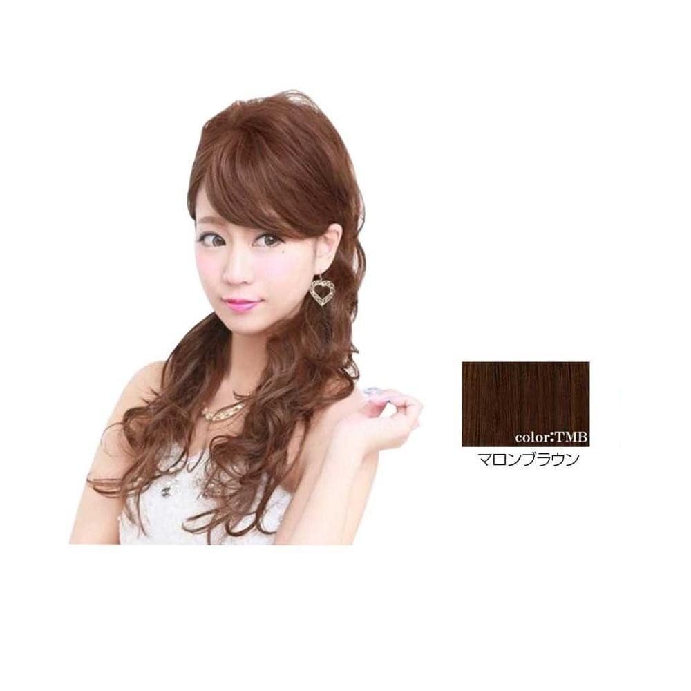 プリシラ ハーフキャップ セレブ巻きワンカールロング 耐熱 【直送品】 返品・キャンセル・他商品と同時購入は不可