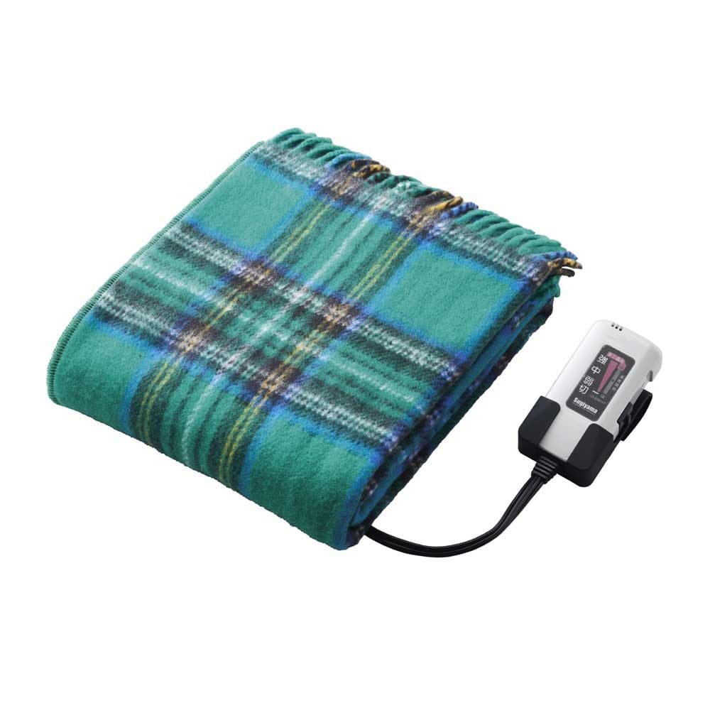 洗える電気ひざ掛け 日本製 SSW22H22 GR メーカー直送 ▼返品・キャンセル不可【他商品との同時購入不可】